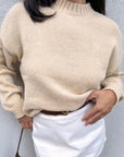 Rotchic Knitted oatmeal Sweater