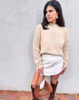 Rotchic Knitted oatmeal Sweater