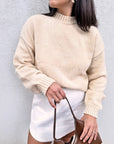 Rotchic Knitted oatmeal Sweater