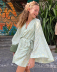 Green Oversized Resort Kimono