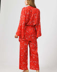 Three Piece Red Resort Set