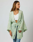 Green Oversized Resort Kimono