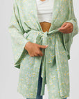 Green Oversized Resort Kimono