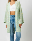 Green Oversized Resort Kimono