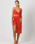 Red Two Piece Yoko Set