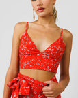 Red Two Piece Yoko Set