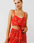 Red Summer Top