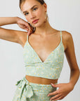 Light Green Triangle Yoko Top