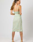 Green Yoko Wrap Skirt