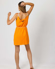 Mango Orange Mini Dress