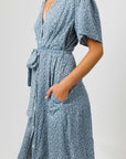 Blue Emma Tea Dress