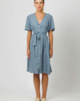 Blue Emma Tea Dress