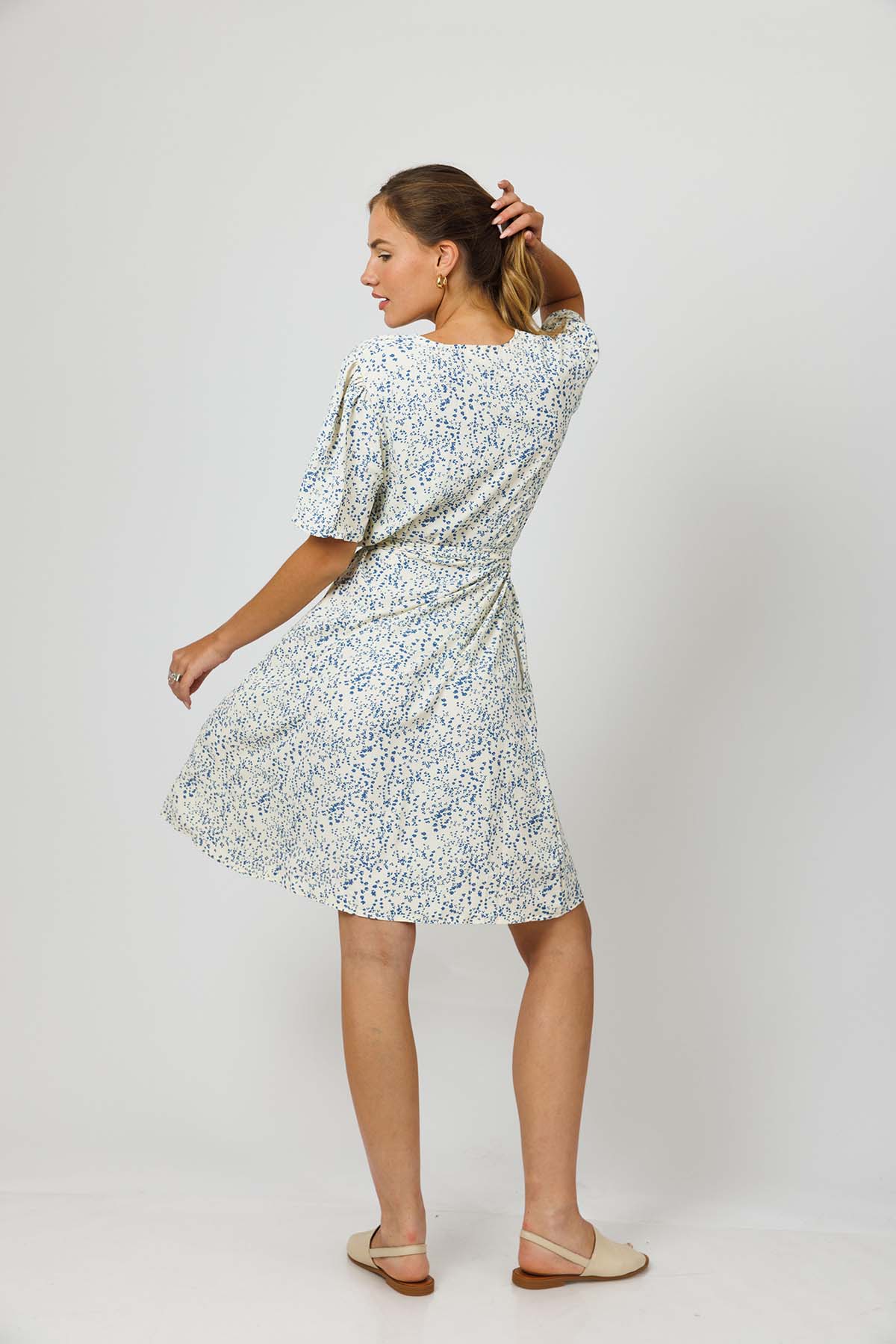 White emma Tea Dress