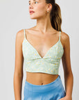 Light Green Triangle Yoko Top