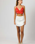 White Lotus Mini Skirt