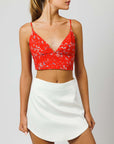 White Lotus Mini Skirt