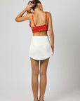 White Lotus Mini Skirt