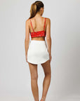 White Lotus Mini Skirt