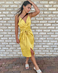 Gold Angel Cami Midi Dress