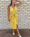 Gold Angel Cami Midi Dress