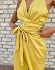 Gold Angel Cami Midi Dress