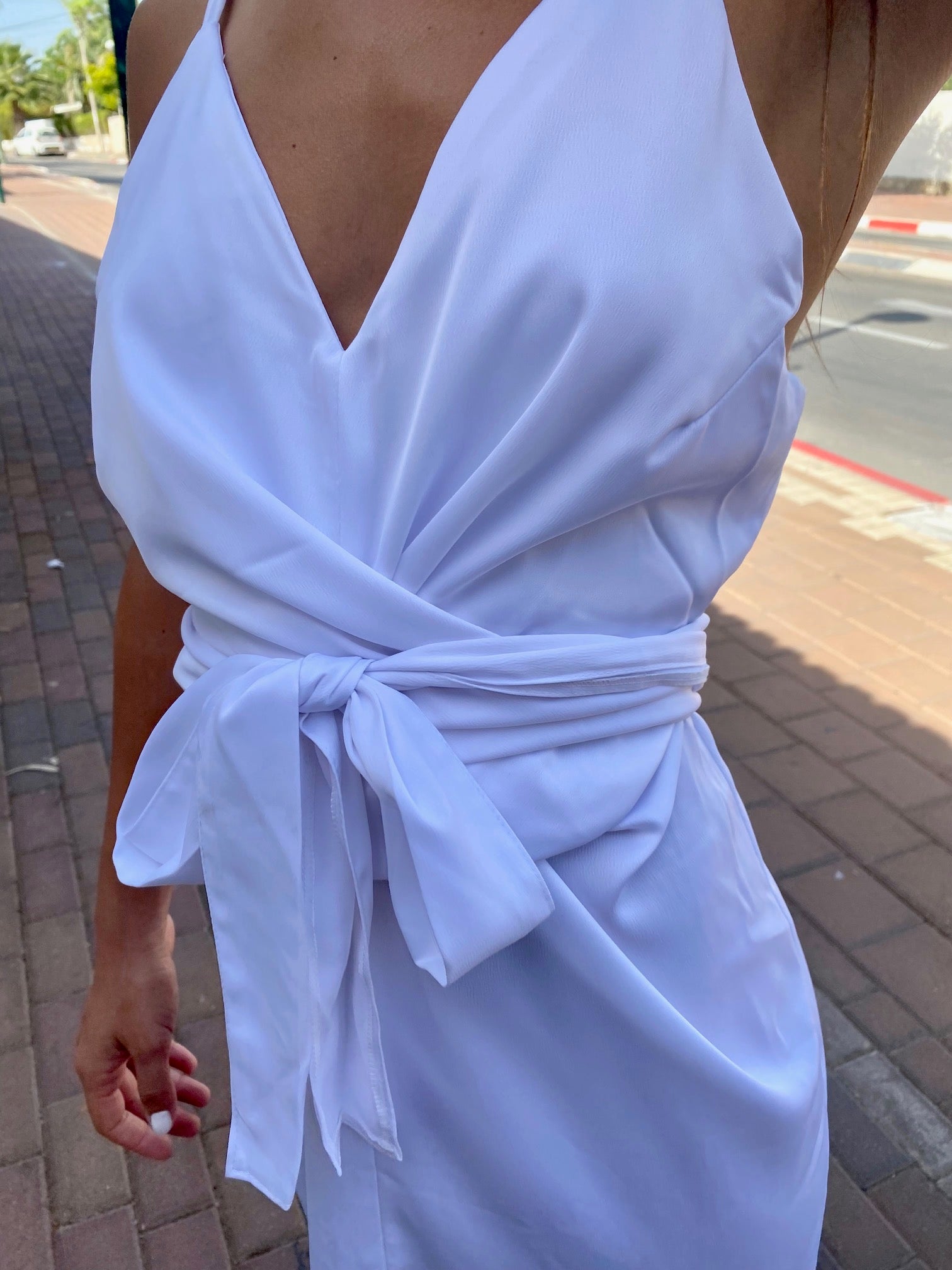 White Angel Cami Midi Dress