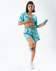 Light Blue Rio Belted Short