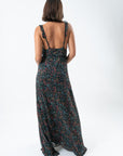 Black Bali Ruffle Maxi Dress