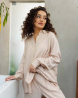 Oversized Beige Zanzibar Shirt