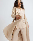 Beige Sierra Wool Coat