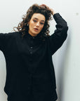 Oversized Black Zanzibar shirt