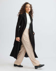 Black Sierra Wool Coat