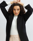 Black Sierra Wool Coat