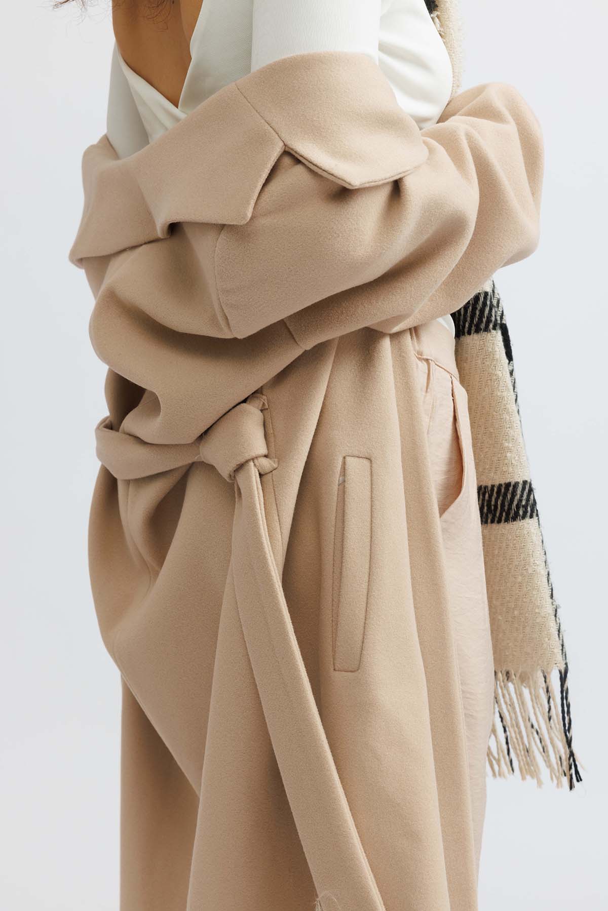 Beige Sierra Wool Coat